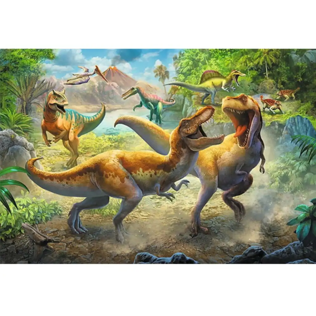 Kämpfende Tyrannosaurier 160-teiliges Puzzle - Trefl kép 2