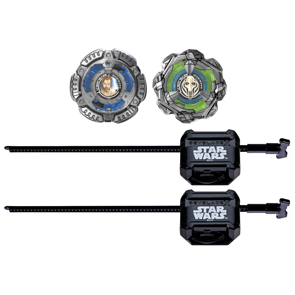Beyblade X Star Wars Kollaboration Obi-Wan Kenobi gegen General Grievous Kreisel-Set – Hasbro kép 2