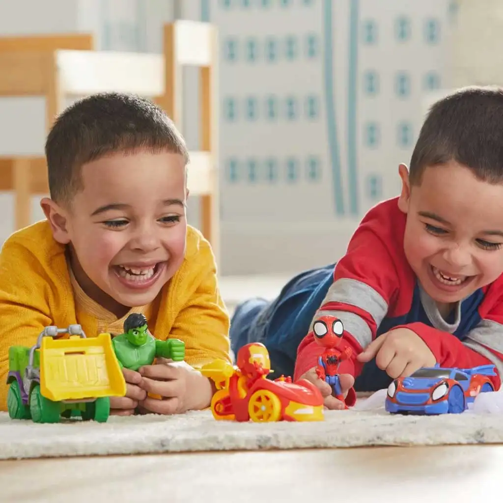 Spider-Man: Spider und seine erstaunlichen Freunde - Iron Man Actionfigur mit Fahrzeug - Hasbro kép 4