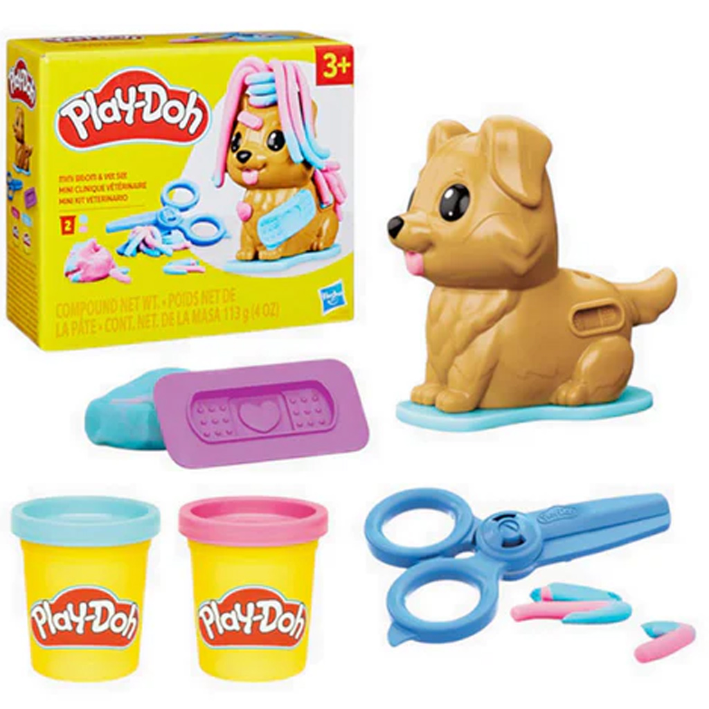 Play-Doh: Mini-Hundefriseur-Knetset - Hasbro