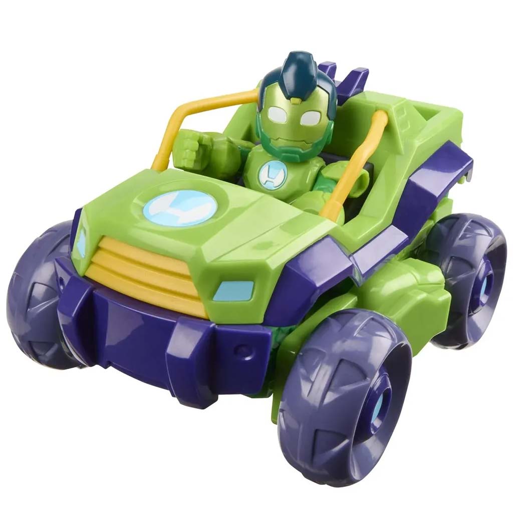 Marvel: Iron Man 2-in-1 Mech Hulk Auto und Figurenset – Hasbro kép 2