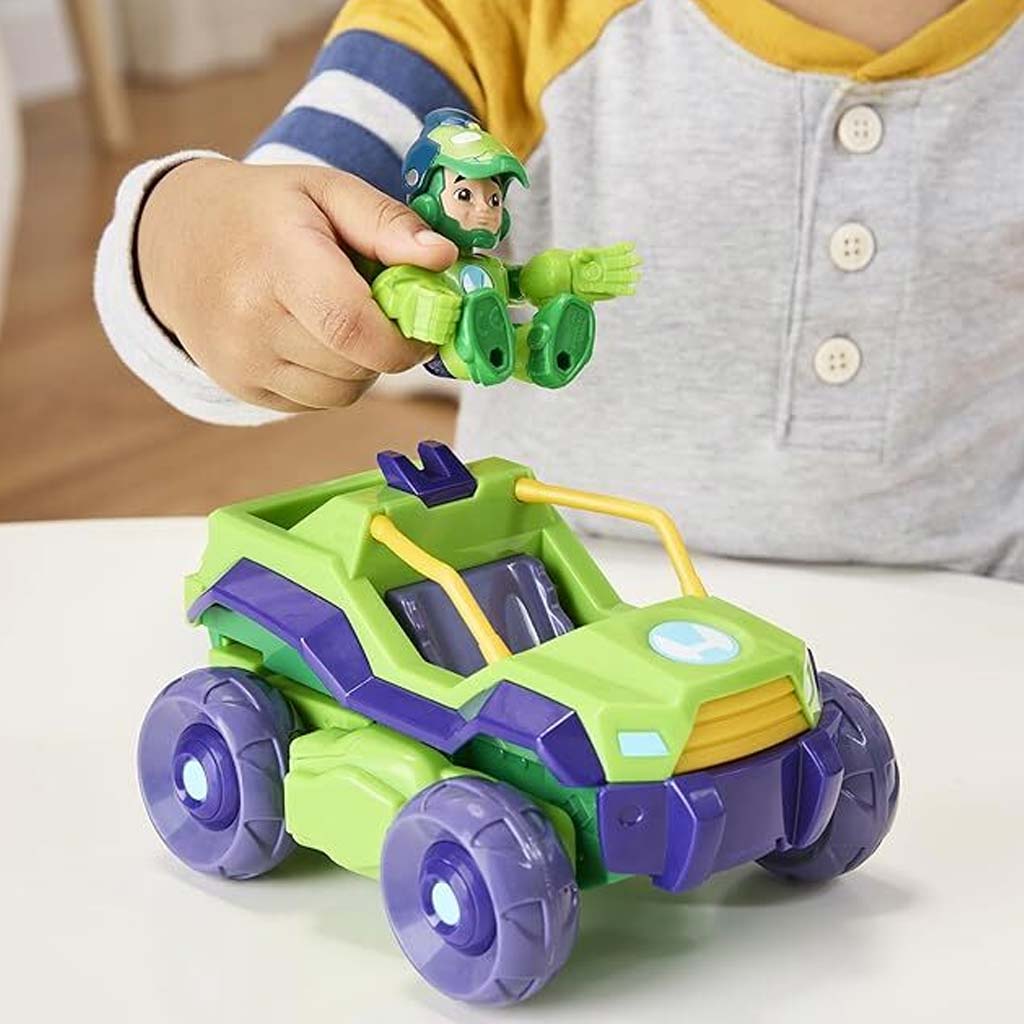 Marvel: Iron Man 2-in-1 Mech Hulk Auto und Figurenset – Hasbro kép 3