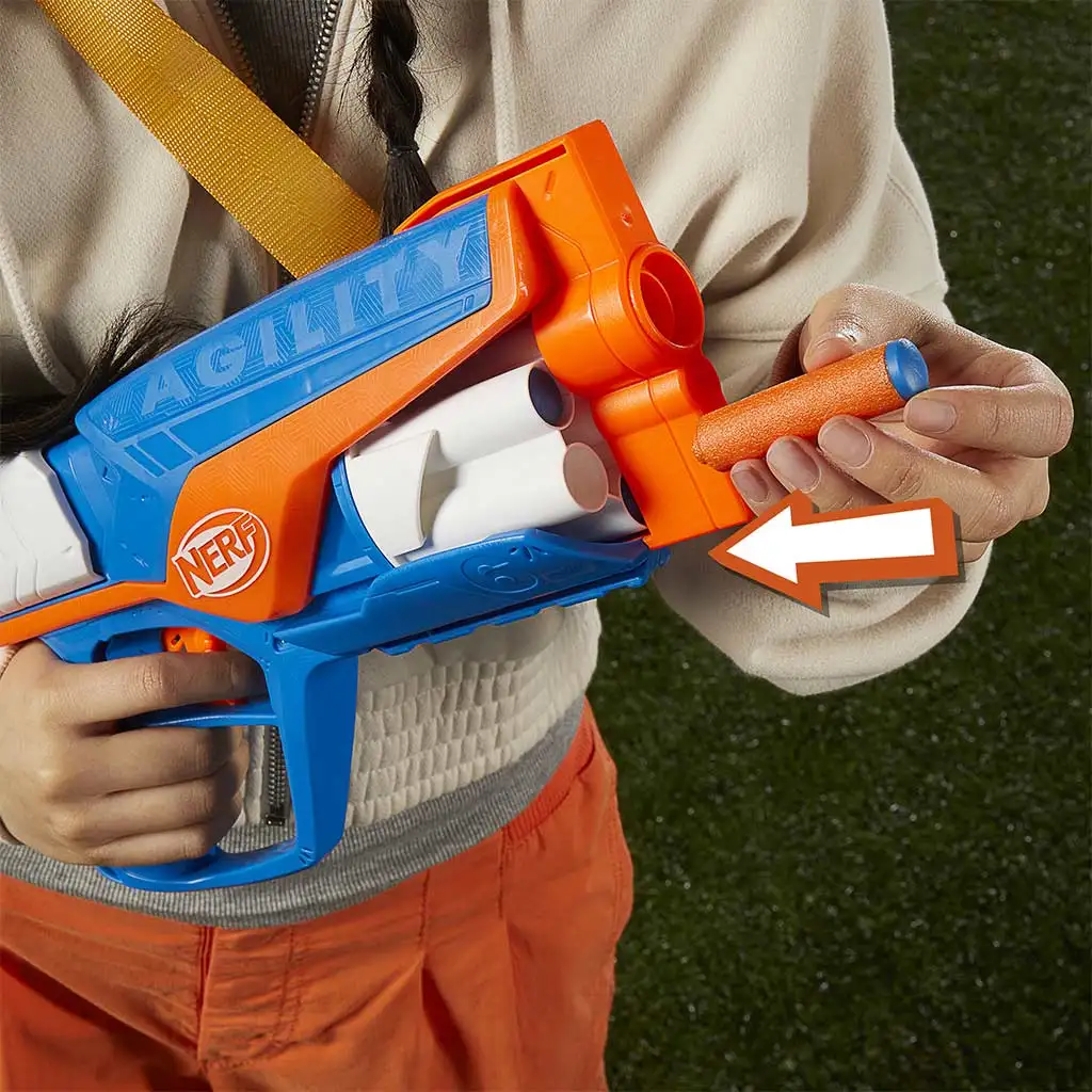 Nerf: N-Serie: Agility Schaumstoffblaster mit 12 Darts - Hasbro kép 4