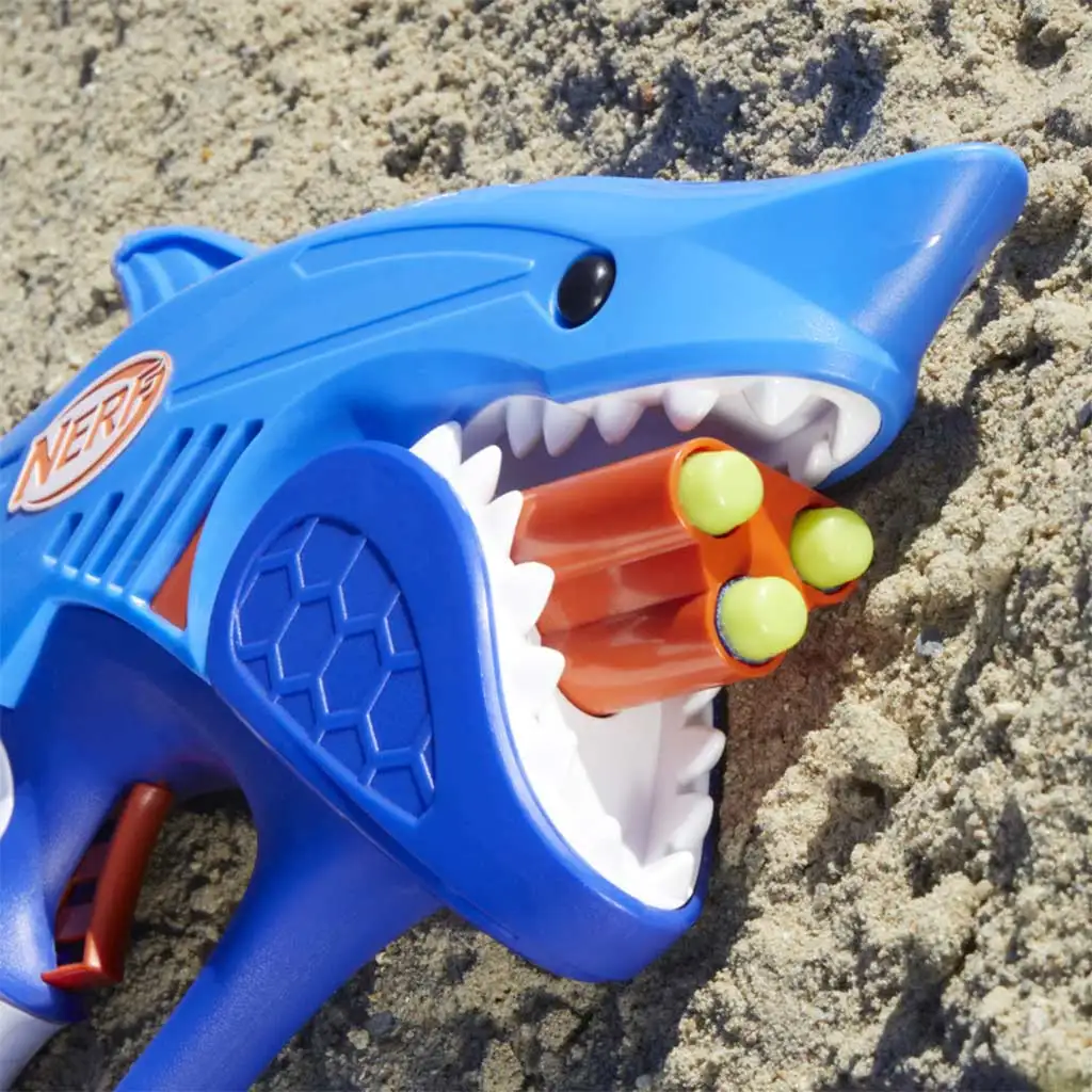 Nerf: Sharkfire Schaumstoffblaster mit 8 Darts - Hasbro kép 3
