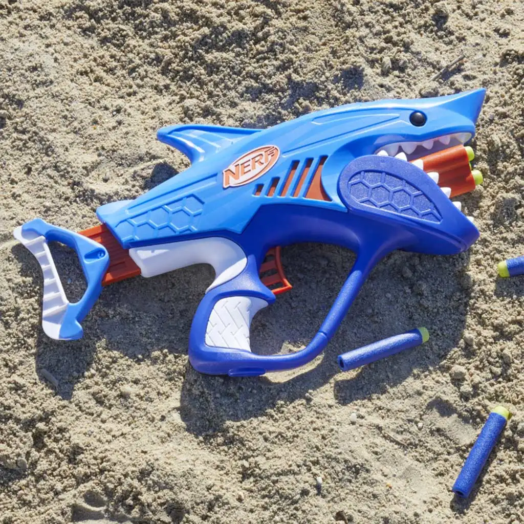 Nerf: Sharkfire Schaumstoffblaster mit 8 Darts - Hasbro kép 4