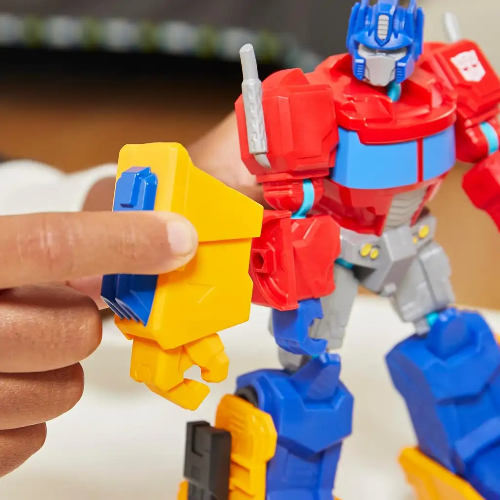Transformers: Mix Mashers Optimus Prime Roboterfigur mit Zubehör - Hasbro kép 4