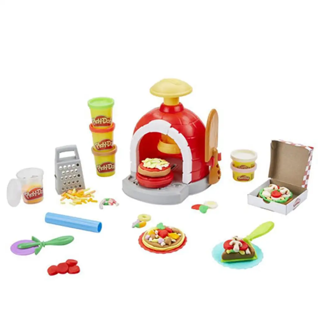 Play-Doh: Kitchen Creations Pizza-Set mit Zubehör 284g - Hasbro kép 2