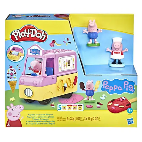 Play-Doh: Peppa Wutz Eiscreme-Set mit Zubehör 227g - Hasbro