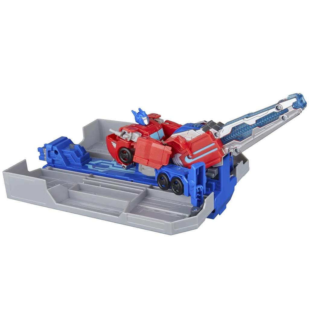 Transformers Earthspark: Optimus Prime Battle Trailer Spielset – Hasbro kép 3