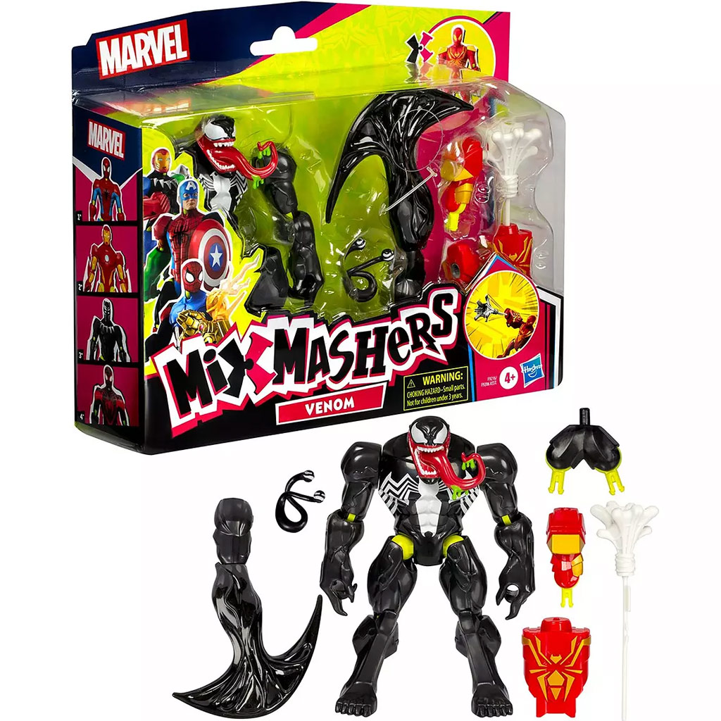Marvel: Mix Mashers Venom Figur mit Zubehör - Hasbro