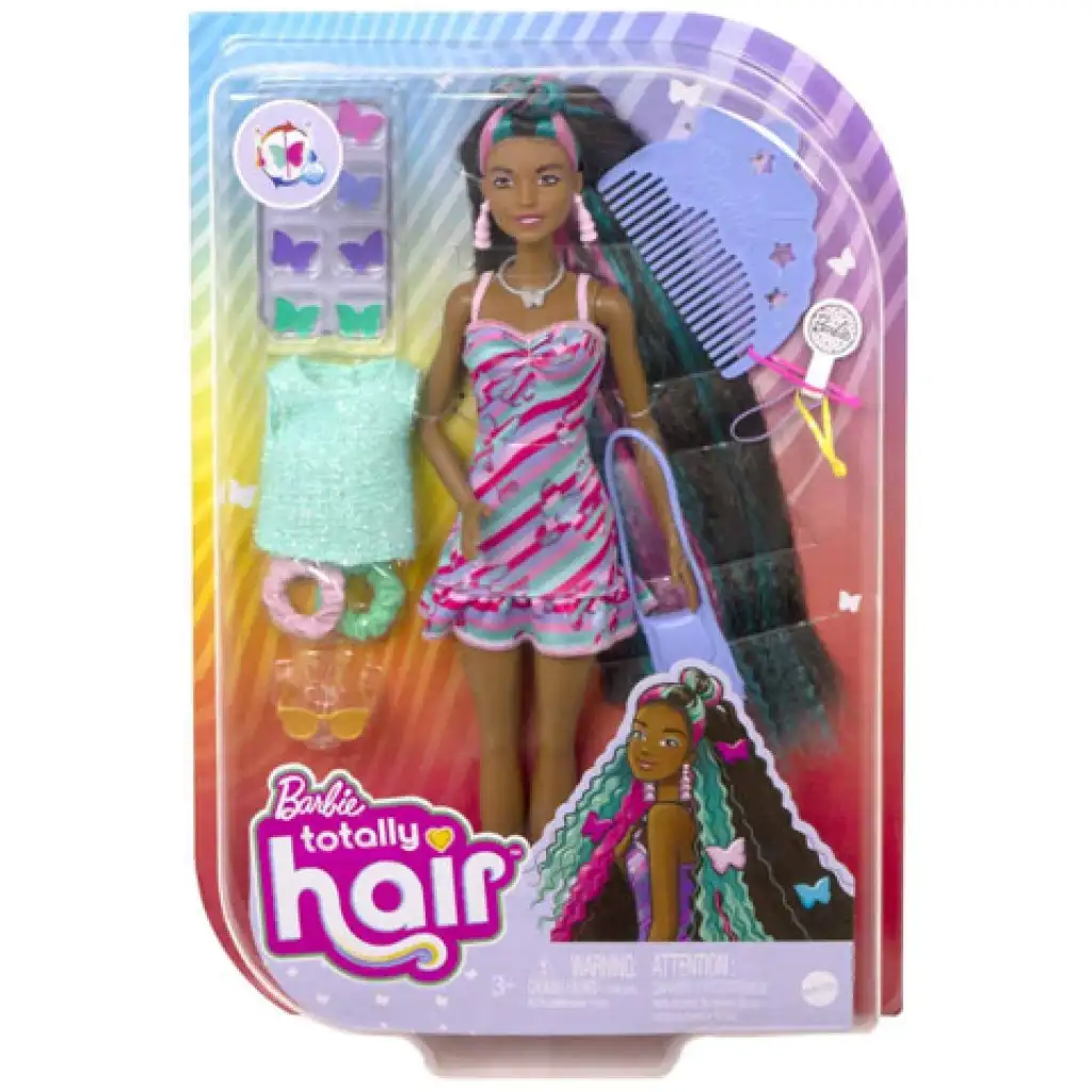 Barbie Totally Hair pillangó baba - Mattel kép 1