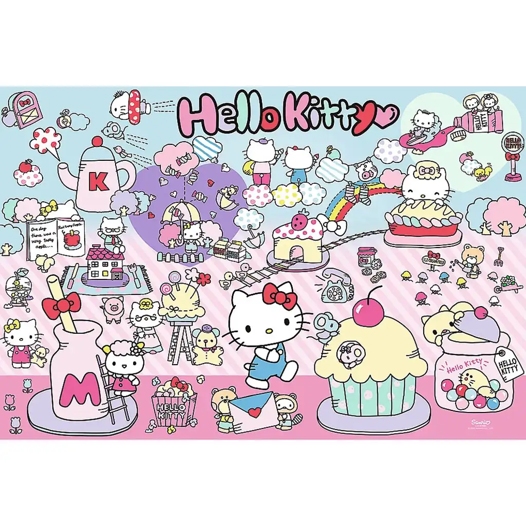 Hello Kitty Welt 300-teiliges Puzzle – Trefl kép 2