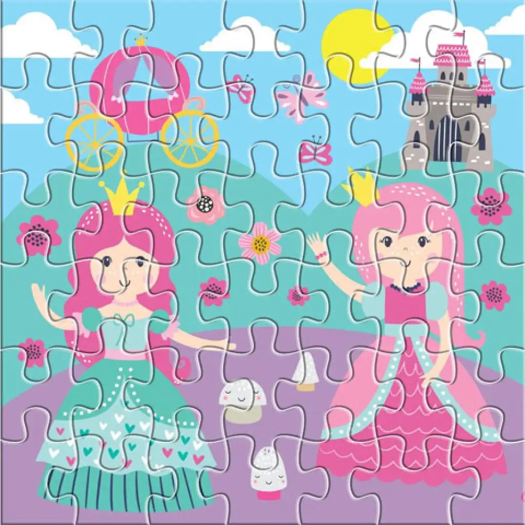 Prinzessinnen-Puzzle mit 42 Teilen kép 2