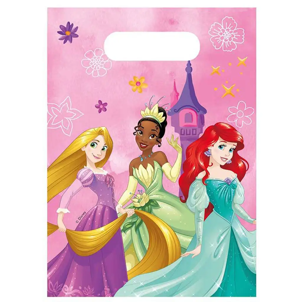 Disney Hercegnők mintás ajándéktáska 6db-os szett kép 1