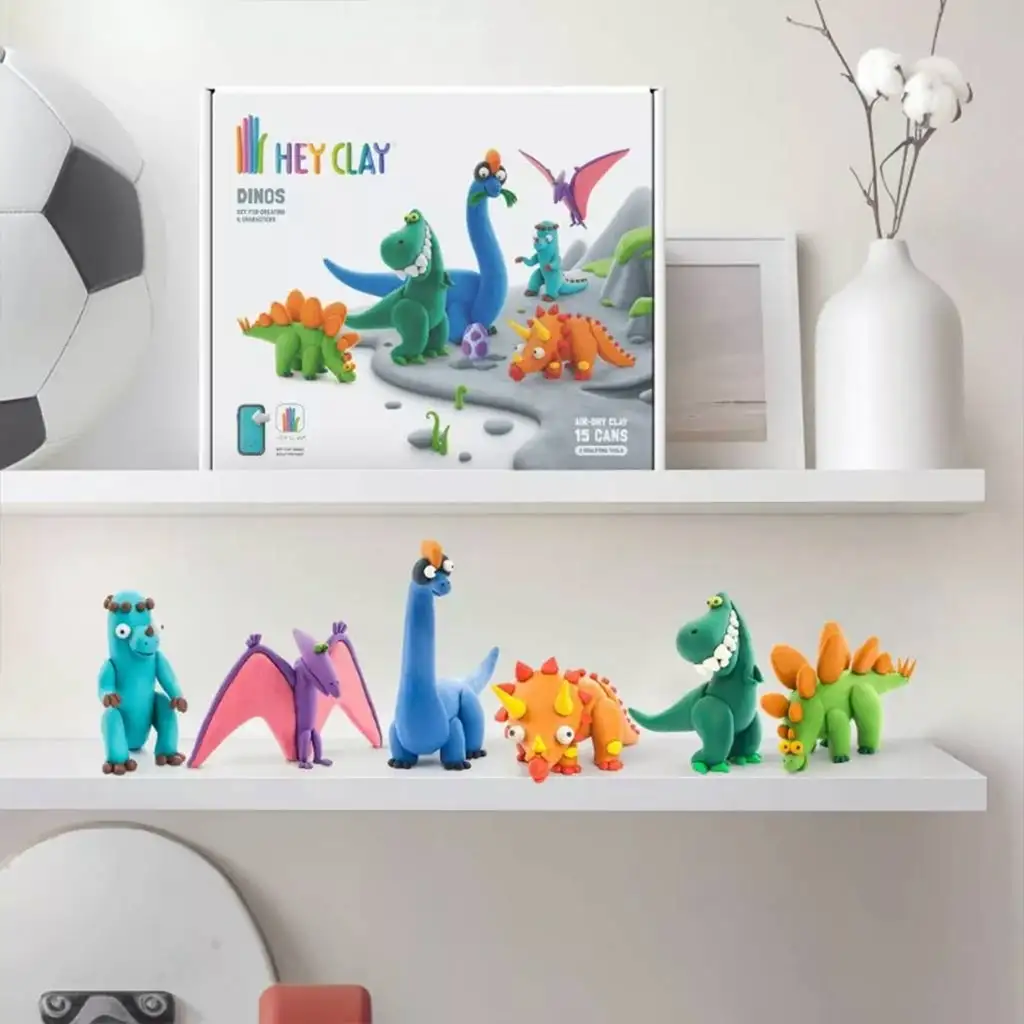 Hey Clay: Großes Knetset mit Handy-App - Dinos kép 4