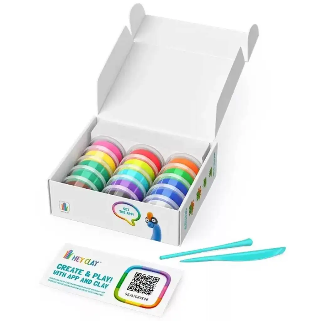 Hey Clay: Großes Knetset mit Handy-App - Haustiere kép 2