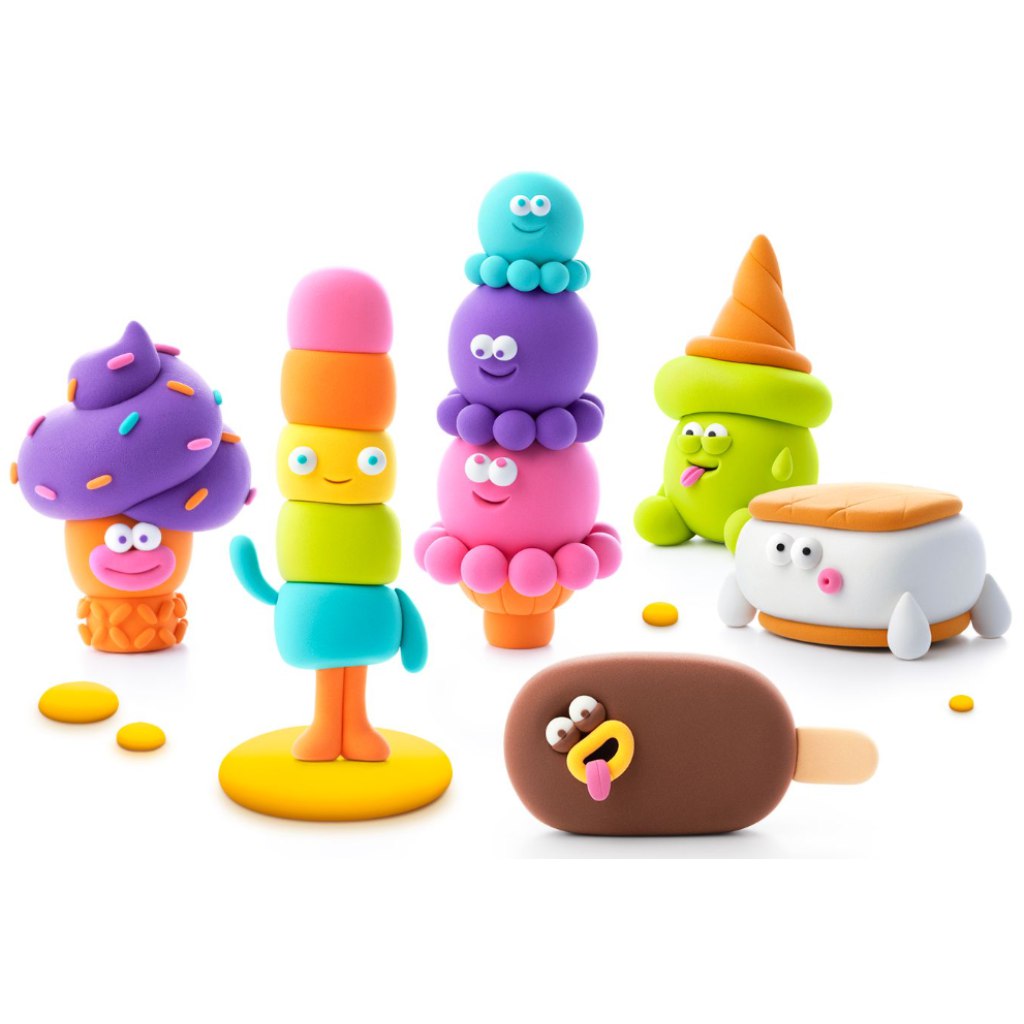 Hey Clay: Großes Eis-Knete-Set kép 2