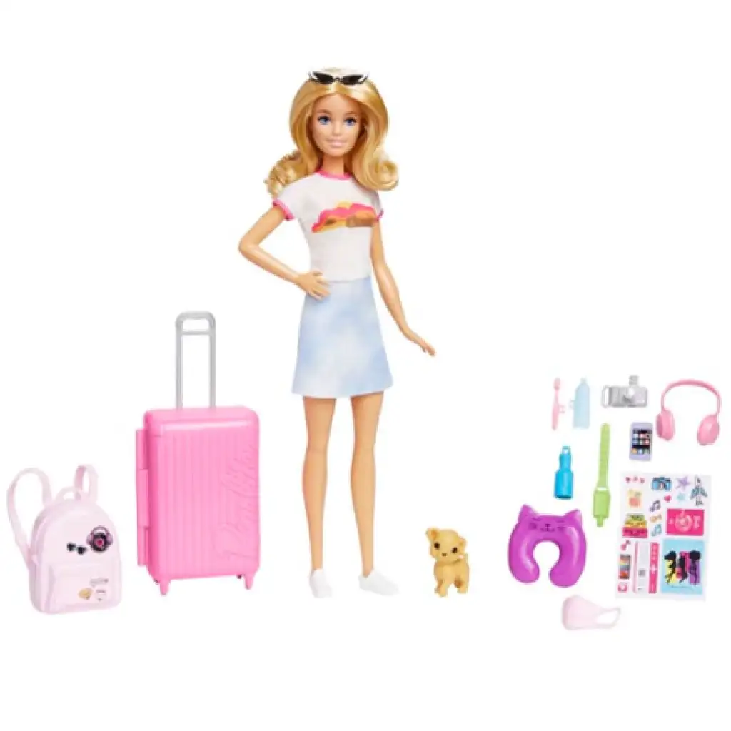 Barbie®: Dreamhouse Adventures reisende Barbie-Puppe mit Zubehör - Mattel kép 3