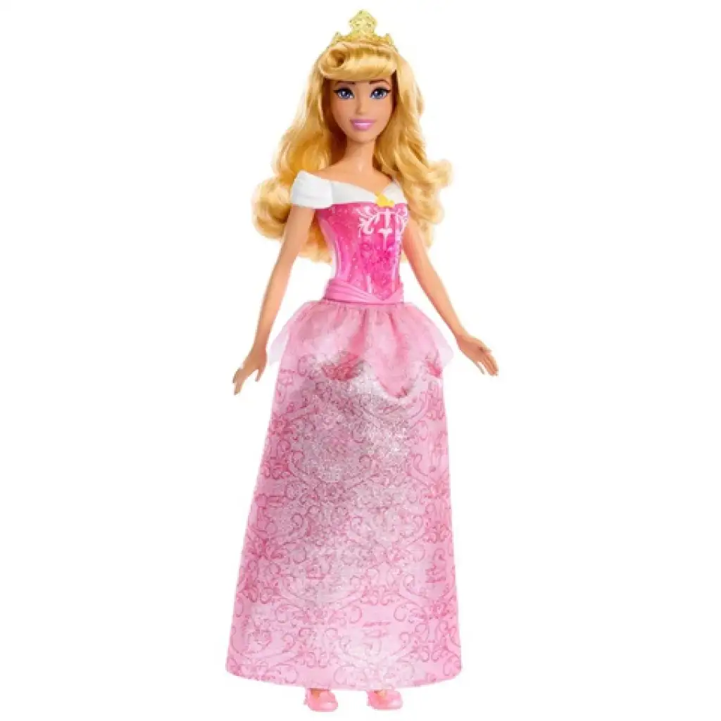 Disney Prinzessinnen: Glitzernde Dornröschen Prinzessin Puppe - Mattel kép 2