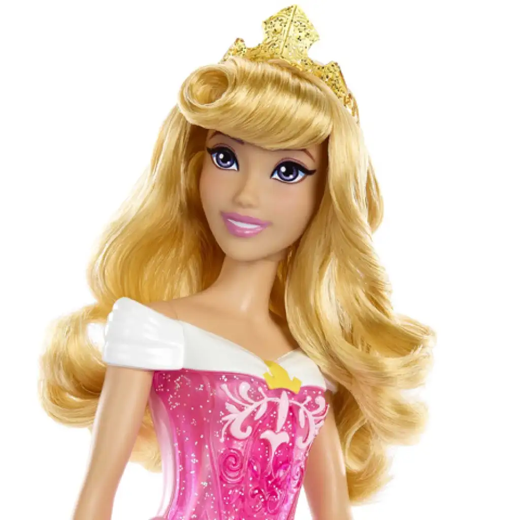 Disney Prinzessinnen: Glitzernde Dornröschen Prinzessin Puppe - Mattel kép 3