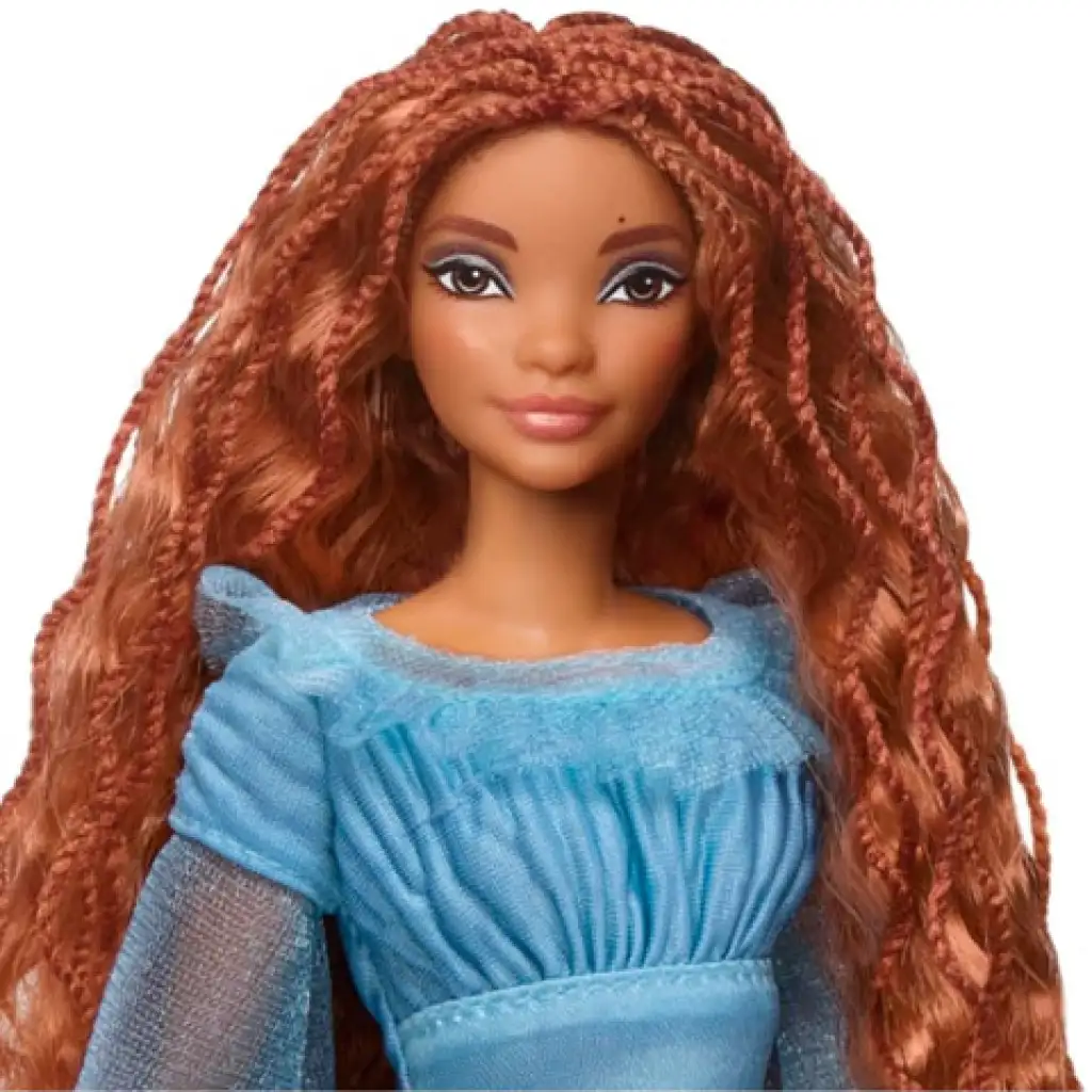 Disney Die kleine Meerjungfrau: Ariel Puppe im blauen Kleid 30cm - Mattel kép 3
