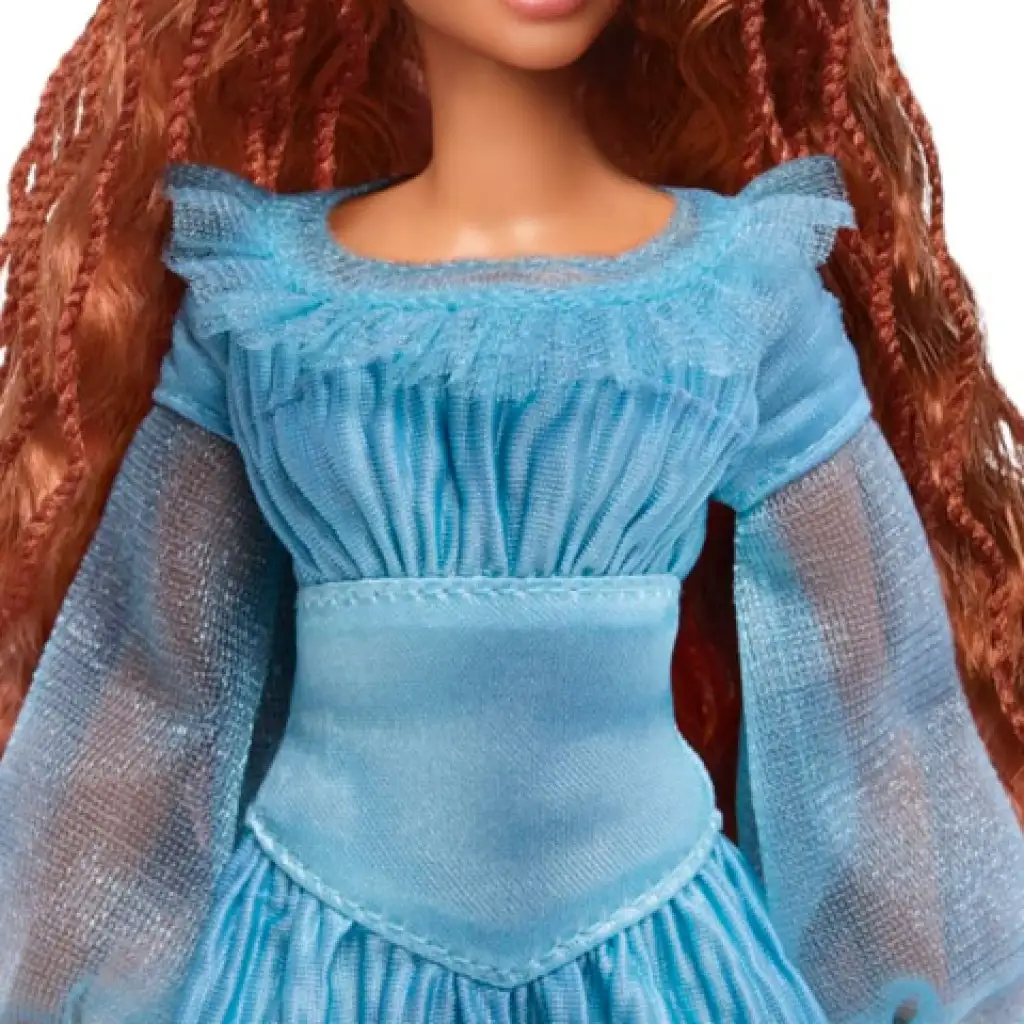 Disney Die kleine Meerjungfrau: Ariel Puppe im blauen Kleid 30cm - Mattel kép 4