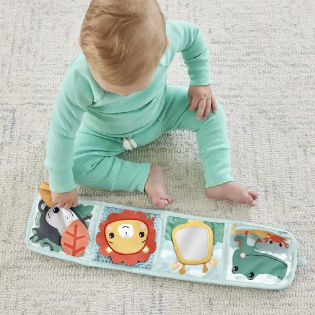 Fisher-Price: Puha kihajtogatható könyvecske - Mattel kép 2