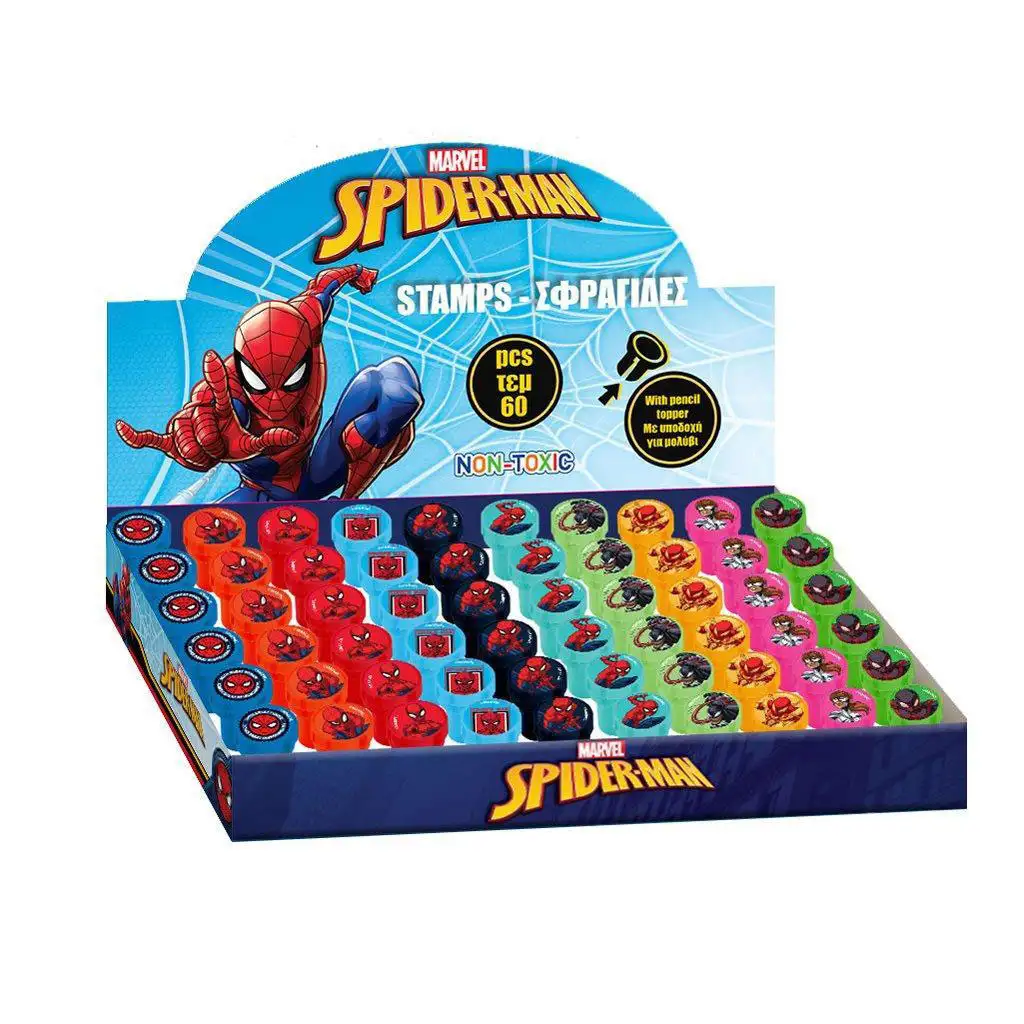 Luna: Spider-Man Buntstift-Stempel in verschiedenen Ausführungen, 1 Stück