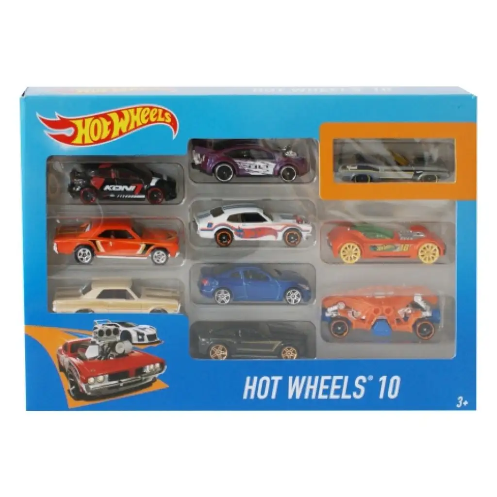 Hot Wheels kleines Autoset 10-teilig - Mattel