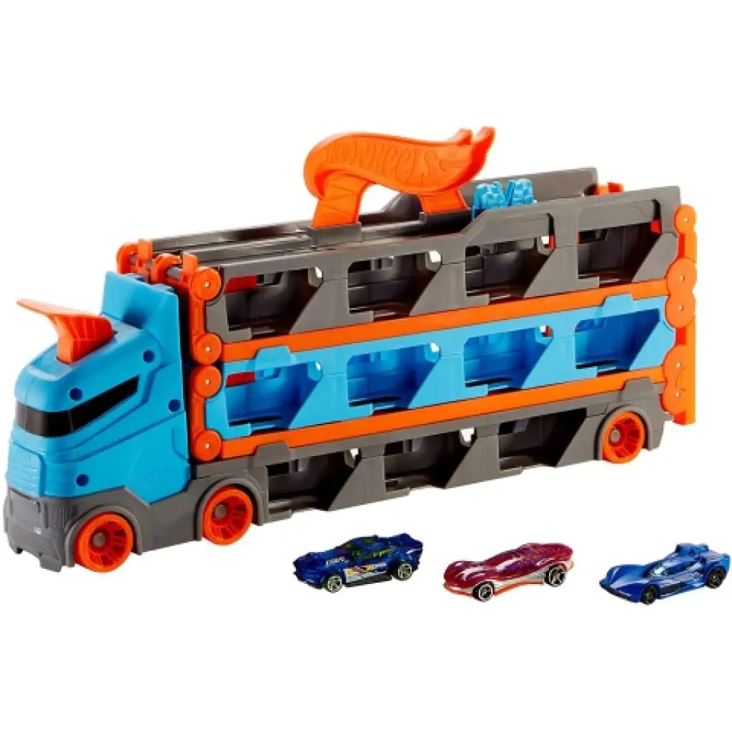 Hot Wheels: 2-in-1 Ultimate Transporter Truck - Mattel kép 2