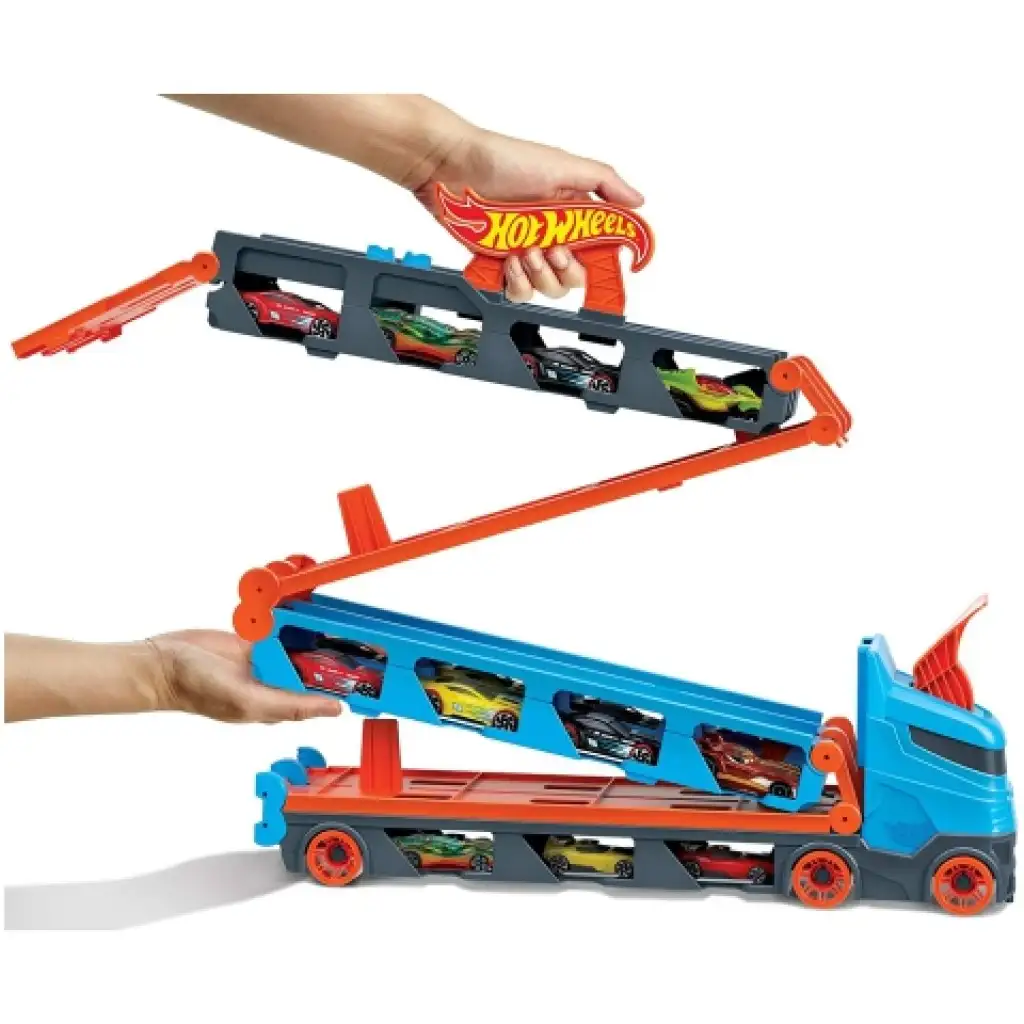 Hot Wheels: 2-in-1 Ultimate Transporter Truck - Mattel kép 3
