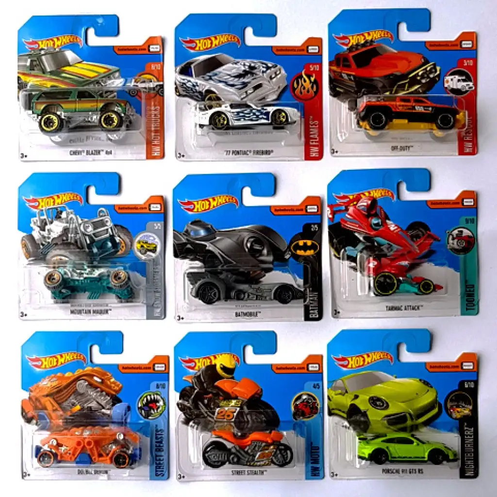 Hot Wheels Blister-Autosortiment kép 4