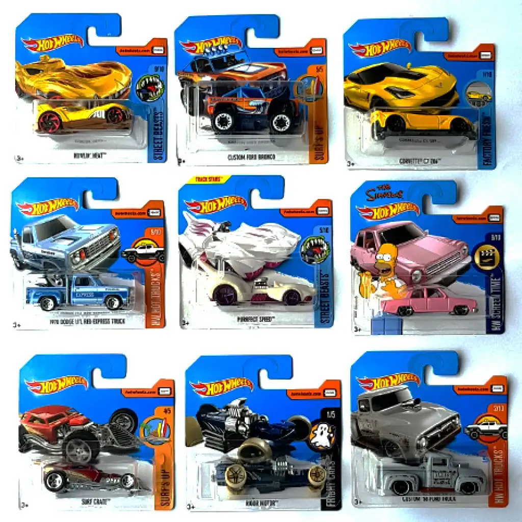 Hot Wheels Blister-Autosortiment kép 5