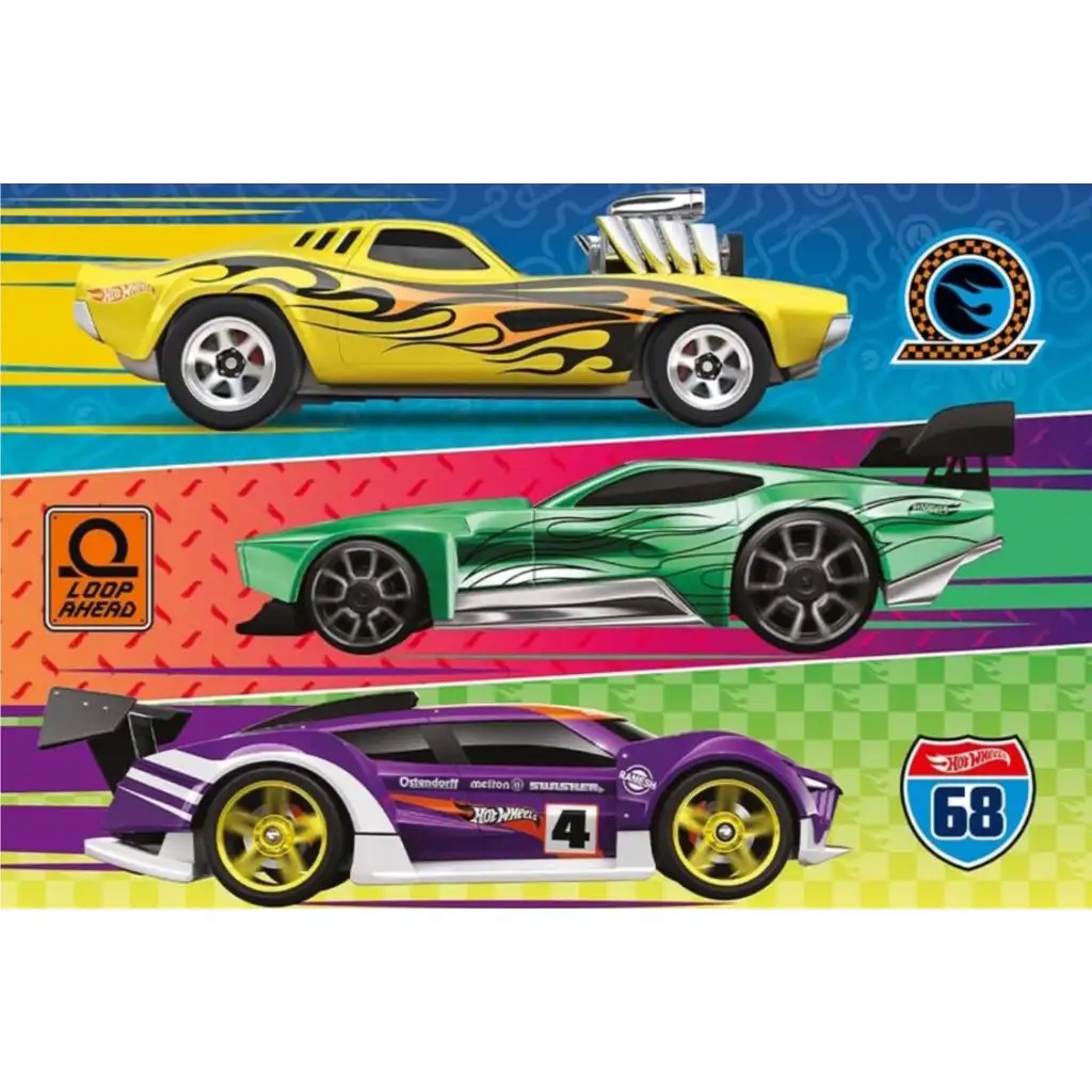 Hot Wheels Rennpuzzle 60 Teile - Trefl kép 2