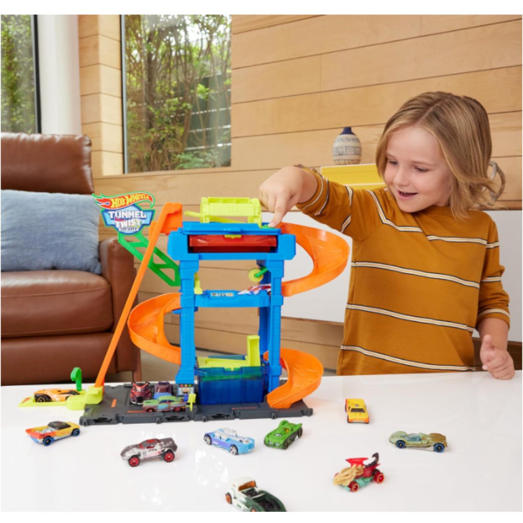 Hot Wheels City: Autowaschanlage mit Farbwechsel-Auto - Mattel kép 3