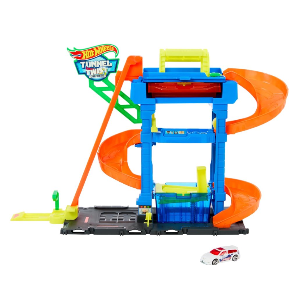 Hot Wheels City: Autowaschanlage mit Farbwechsel-Auto - Mattel kép 4