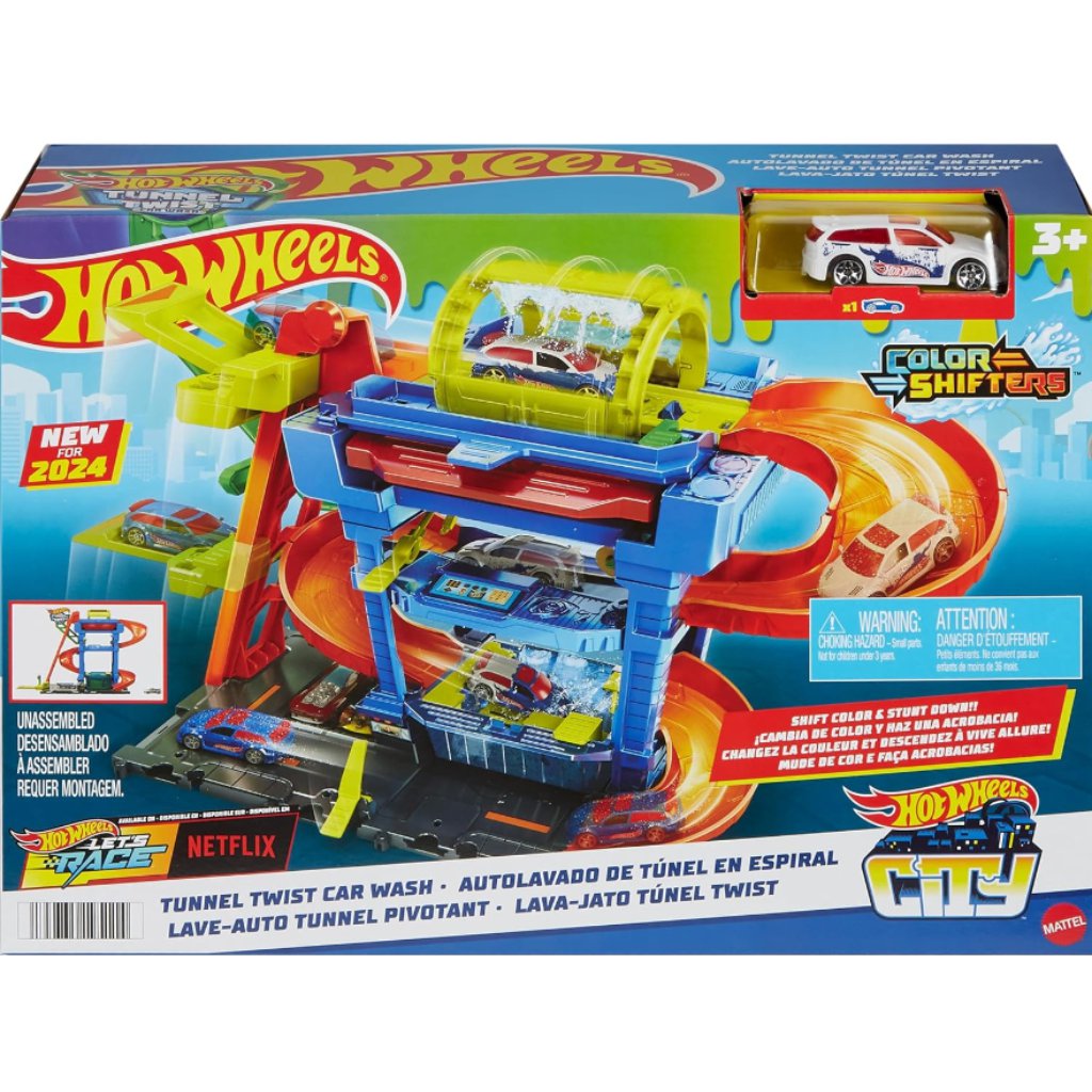 Hot Wheels City: Autowaschanlage mit Farbwechsel-Auto - Mattel