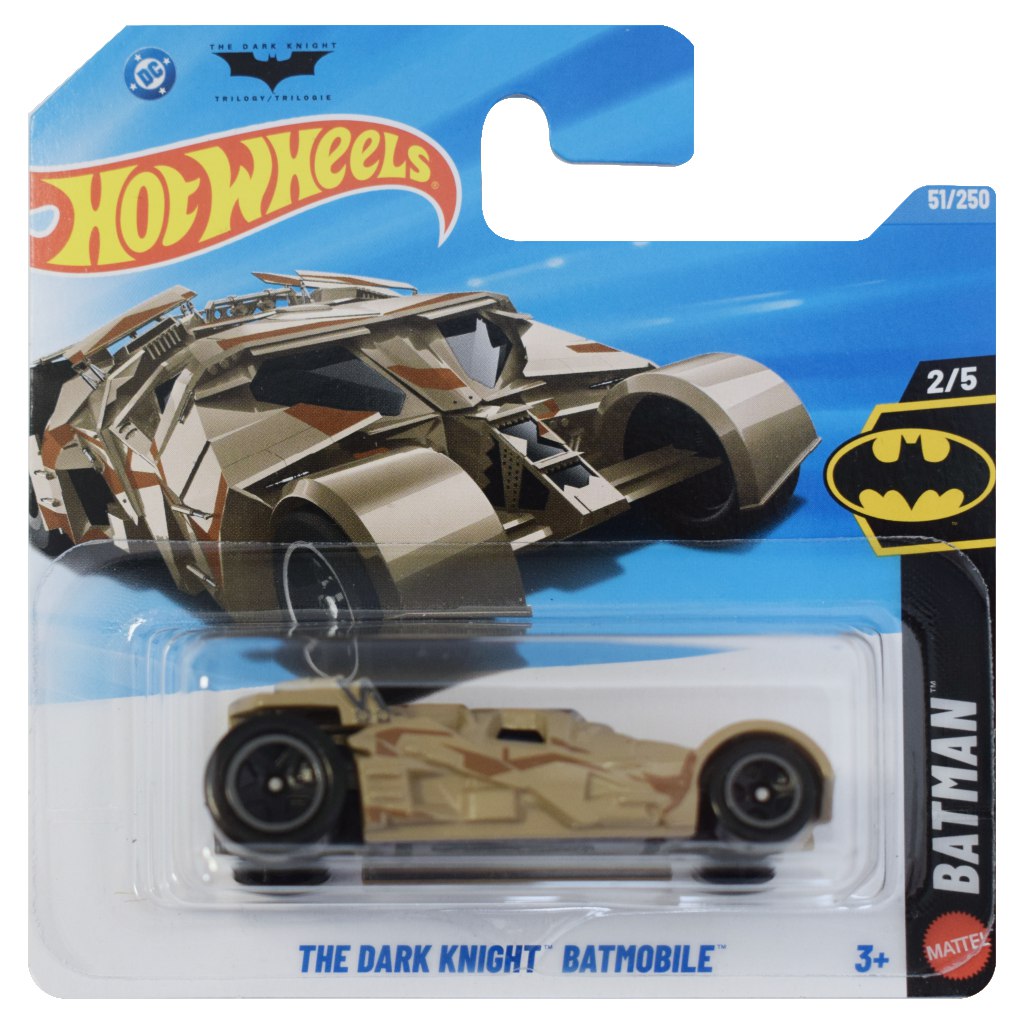 Hot Wheels: The Dark Knight Batmobil braunes Spielzeugauto 1/64 - Mattel