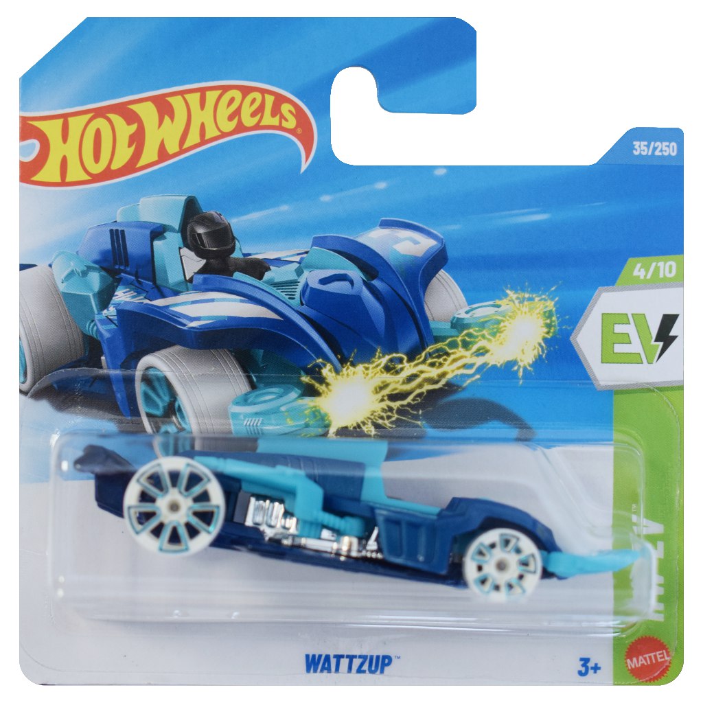 Hot Wheels: Wattzup blaues Spielzeugauto 1/64 - Mattel