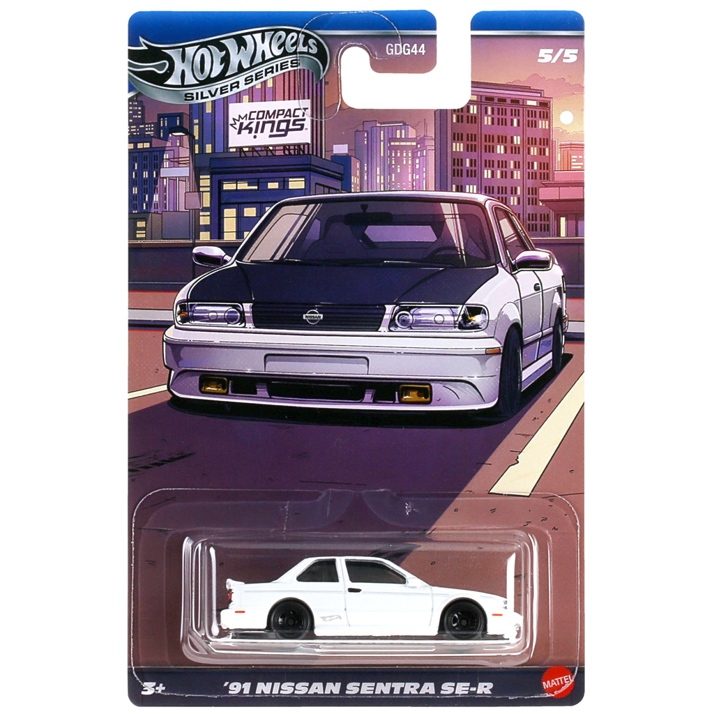 Hot Wheels: ’91 Nissan Sentra SE-R klassisches kleines Auto 1/64 - Mattel