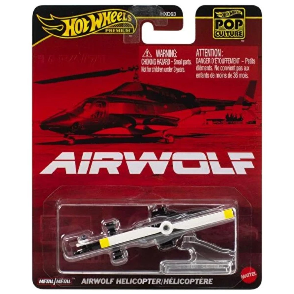 Hot Wheels Pop Kultúra Airwolf Helicopter 1/64 – Mattel kép 1
