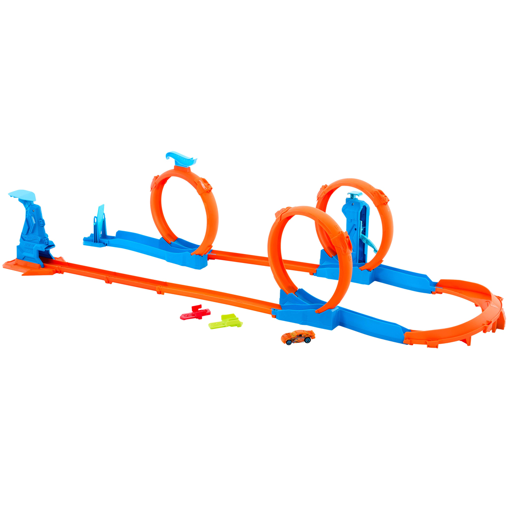 Hot Wheels: Dreifach-Looping Bahn Creator Set - Mattel kép 2