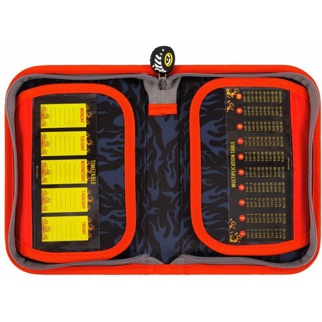 Hot Wheels aufklappbares Federmäppchen 20,5x14x3,5 cm kép 2