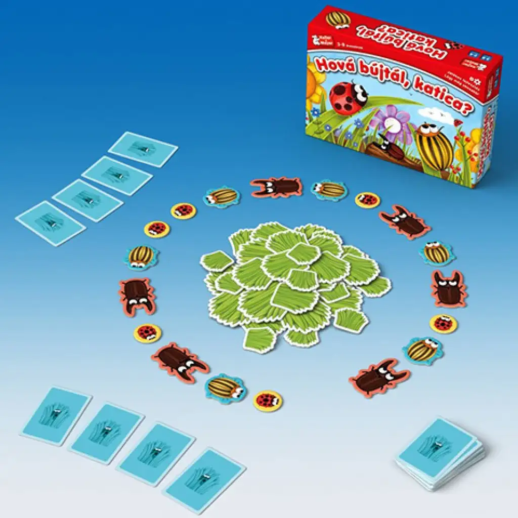 Wo hast du dich versteckt, Marienkäfer? Brettspiel kép 2