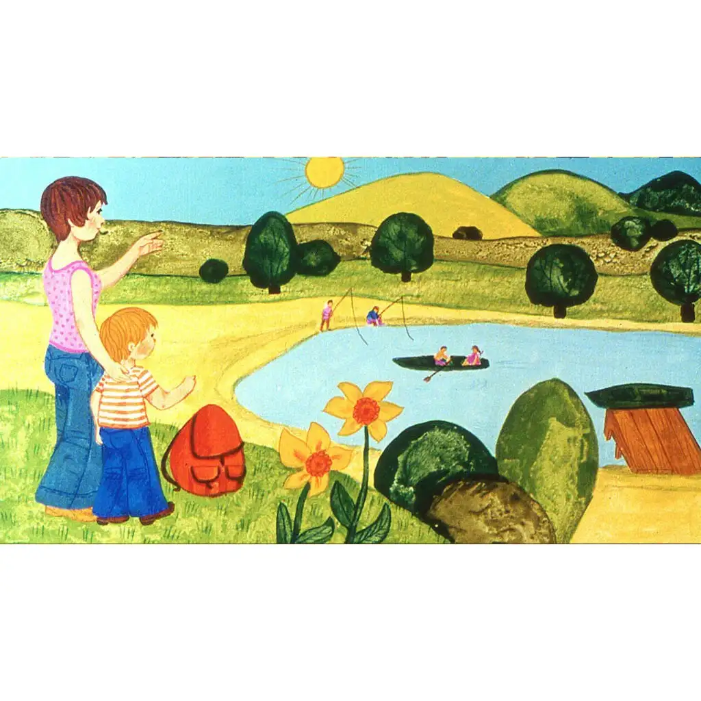 Zelk Zoltán: Wohin läufst du, kleines Reh? Diafilm kép 2