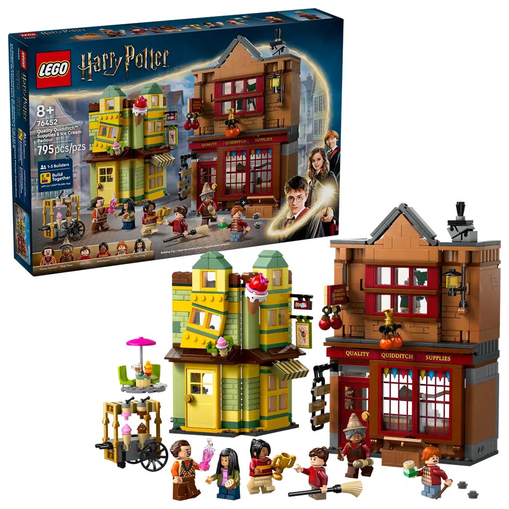 LEGO® Harry Potter: Kviddics™ a javából sportszaküzlet és a Fagylaltszalon (76452) kép 1