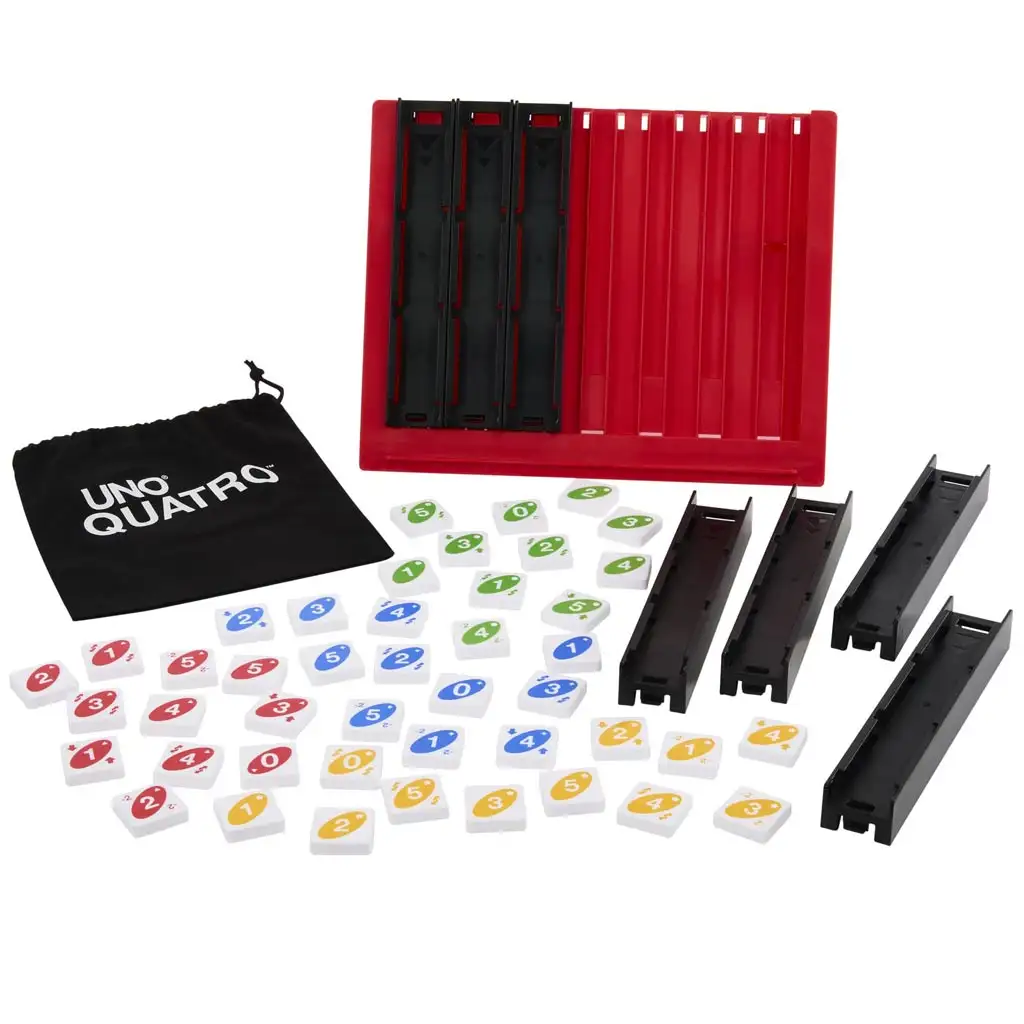 UNO Quatro Gesellschaftsspiel - Mattel kép 2