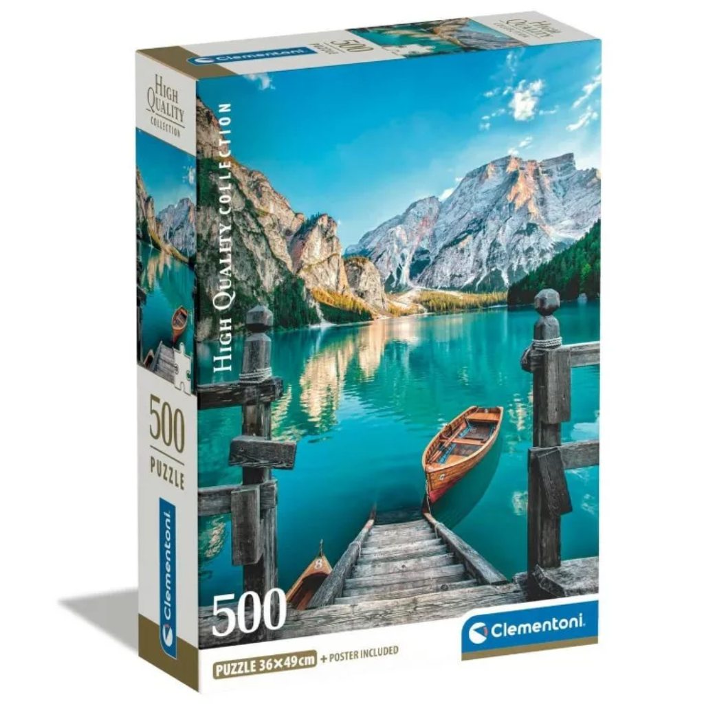HQC Braies tó 500db-os puzzle - Clementoni kép 1