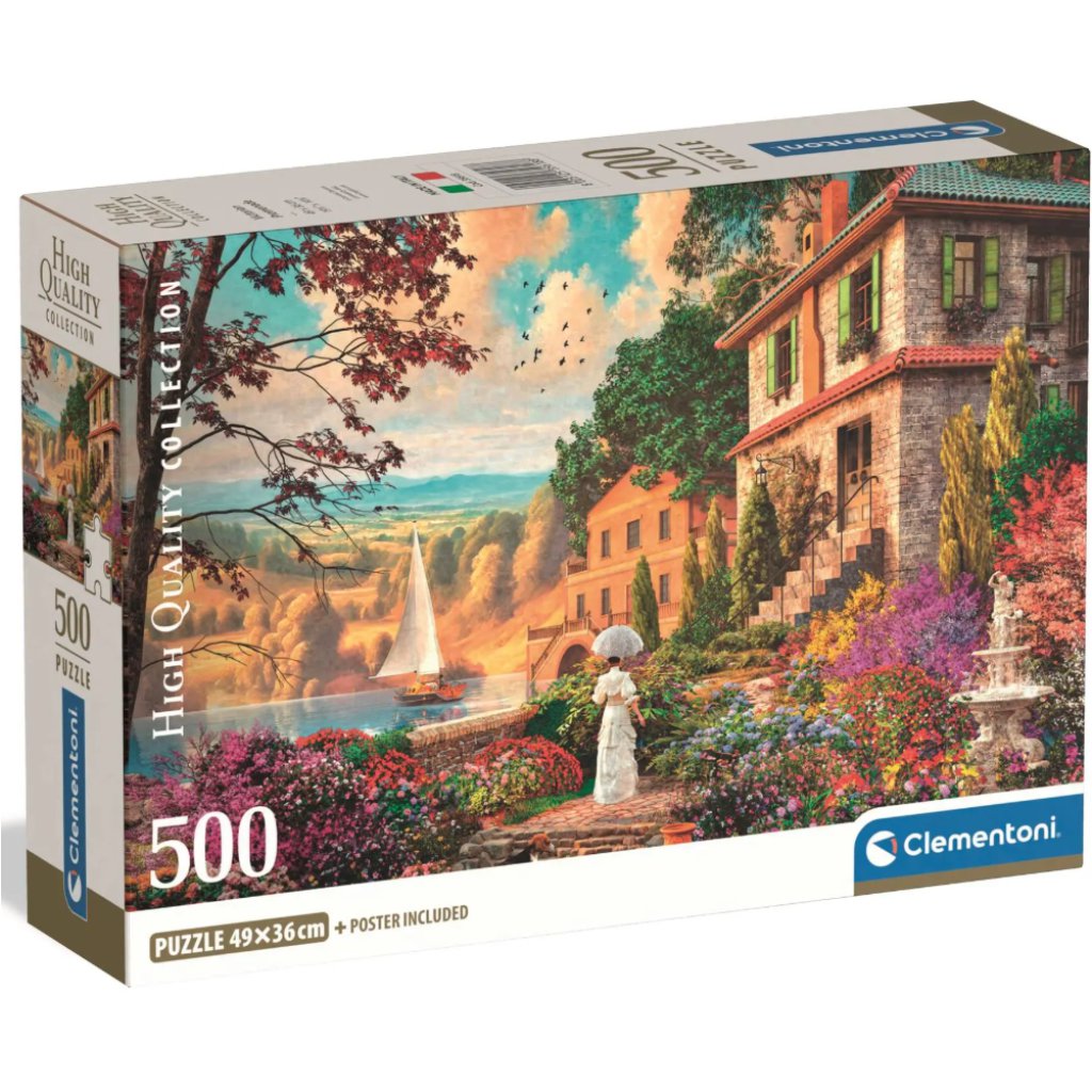 HQC Victorian Promenade puzzle 500 db-os - Clementoni kép 1