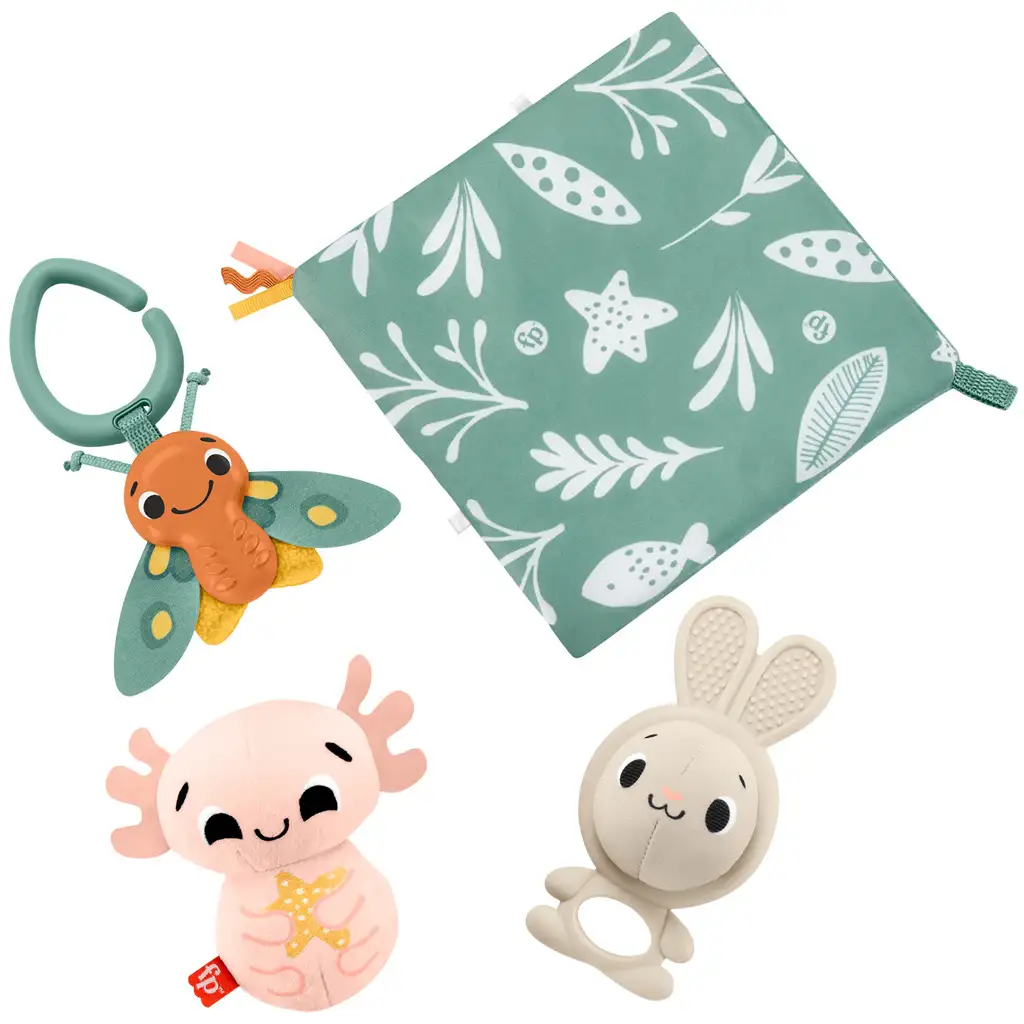 Fisher-Price: Sensimals Hallo Wahrnehmung 4-teiliges Babyspielset - Mattel kép 2